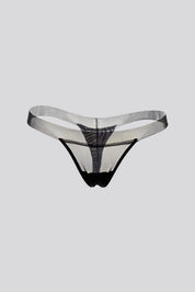 BRASILERA HILO ELLIPSE EN TUL INVISIBLE ULTRA COMODO ALMA LIMPIA NEGRO