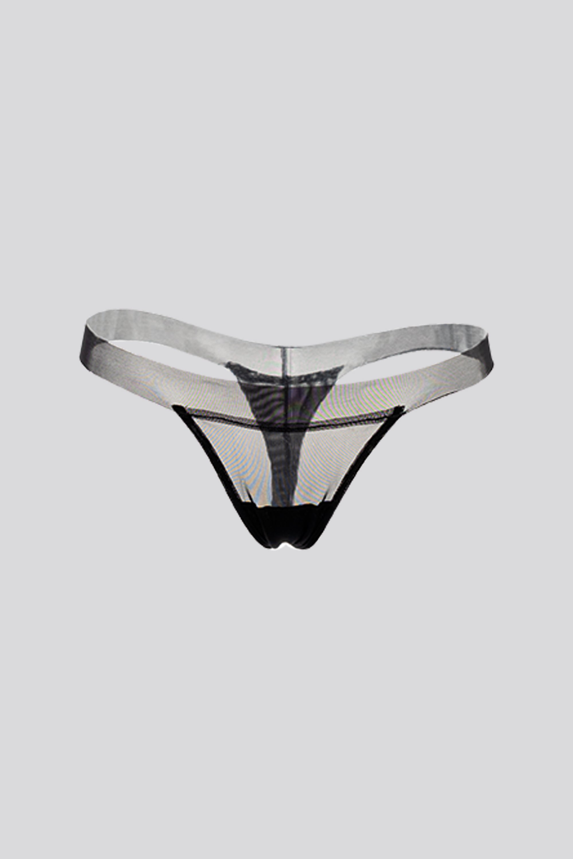 BRASILERA HILO ELLIPSE EN TUL INVISIBLE ULTRA COMODO ALMA LIMPIA NEGRO