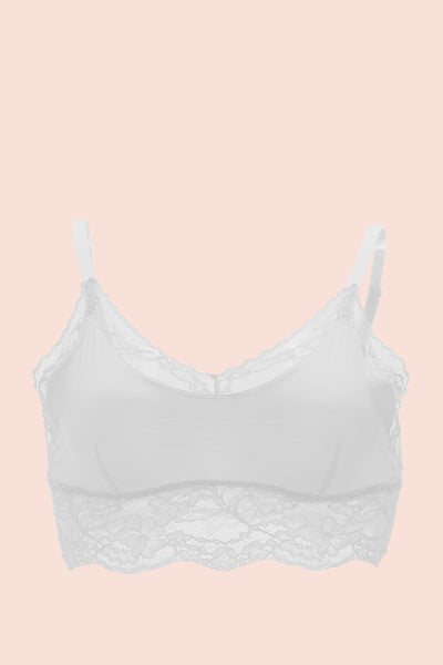 TOP ELLIPSE CON ENCAJE PERSEVERANCIA CRUDO – ELLIPSE LINGERIE