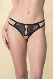 BRASILERA ELLIPSE ENCAJE SEXY TOTAL COMODIDAD ALMA ALEGRE NEGRO