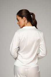 CAMISA MANGA LARGA ELLIPSE VOLVER CRUDO