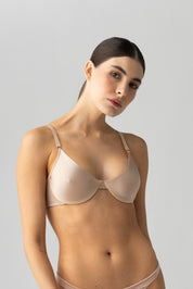 BRASIER ELLIPSE CON ARO INVISIBLE GLOWY & SILKY PIEL