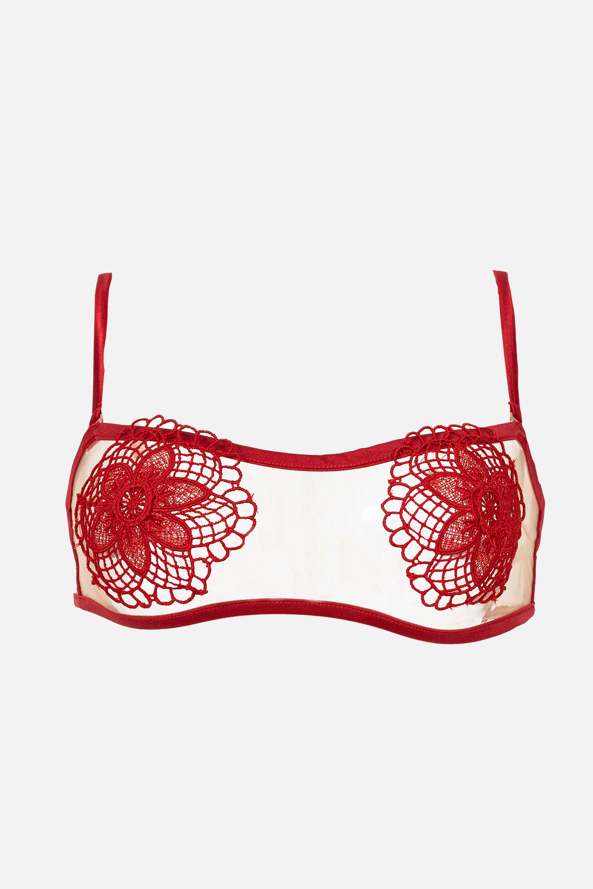 BRALETTE ELLIPSE ROJO