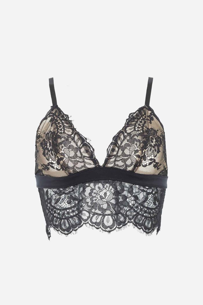 BRALETTE SIN ARO SEXY ELLIPSE NEGRO