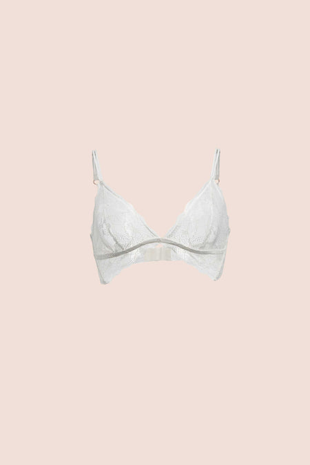 BRALETTE ELLIPSE ULTRA COMODO EN ENCAJE SIN ARO ALMA BRILLANTE CRUDO