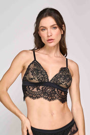 BRALETTE SIN ARO SEXY ELLIPSE NEGRO