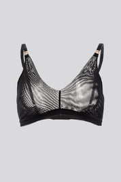 BRALETTE ELLIPSE EN TUL INVISIBLE ULTRA COMODO ALMA LIMPIA NEGRO