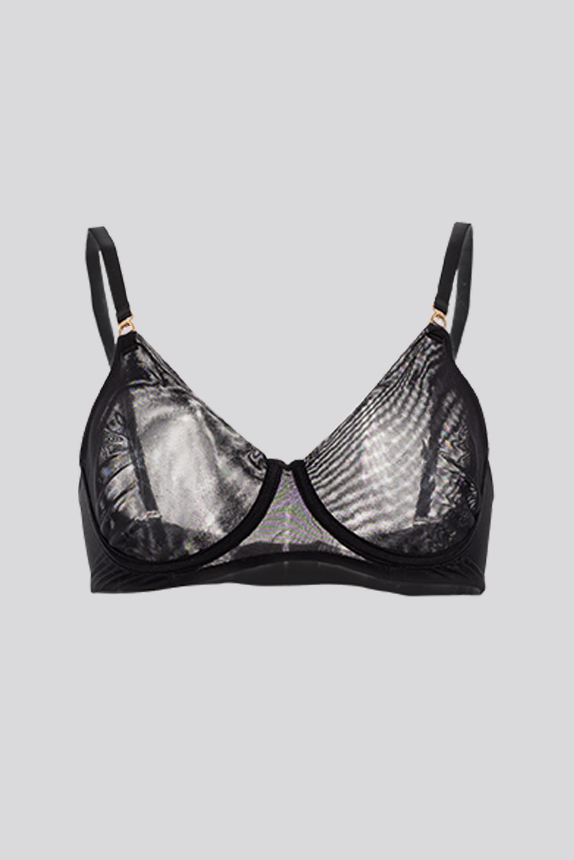 BRASIER ELLIPSE EN TUL CON ARO INVISIBLE ULTRA COMODO ALMA LIMPIA NEGRO