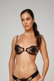 BRASIER CON ARO ELLIPSE NEGRO