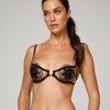 BRASIER CON ARO ELLIPSE NEGRO