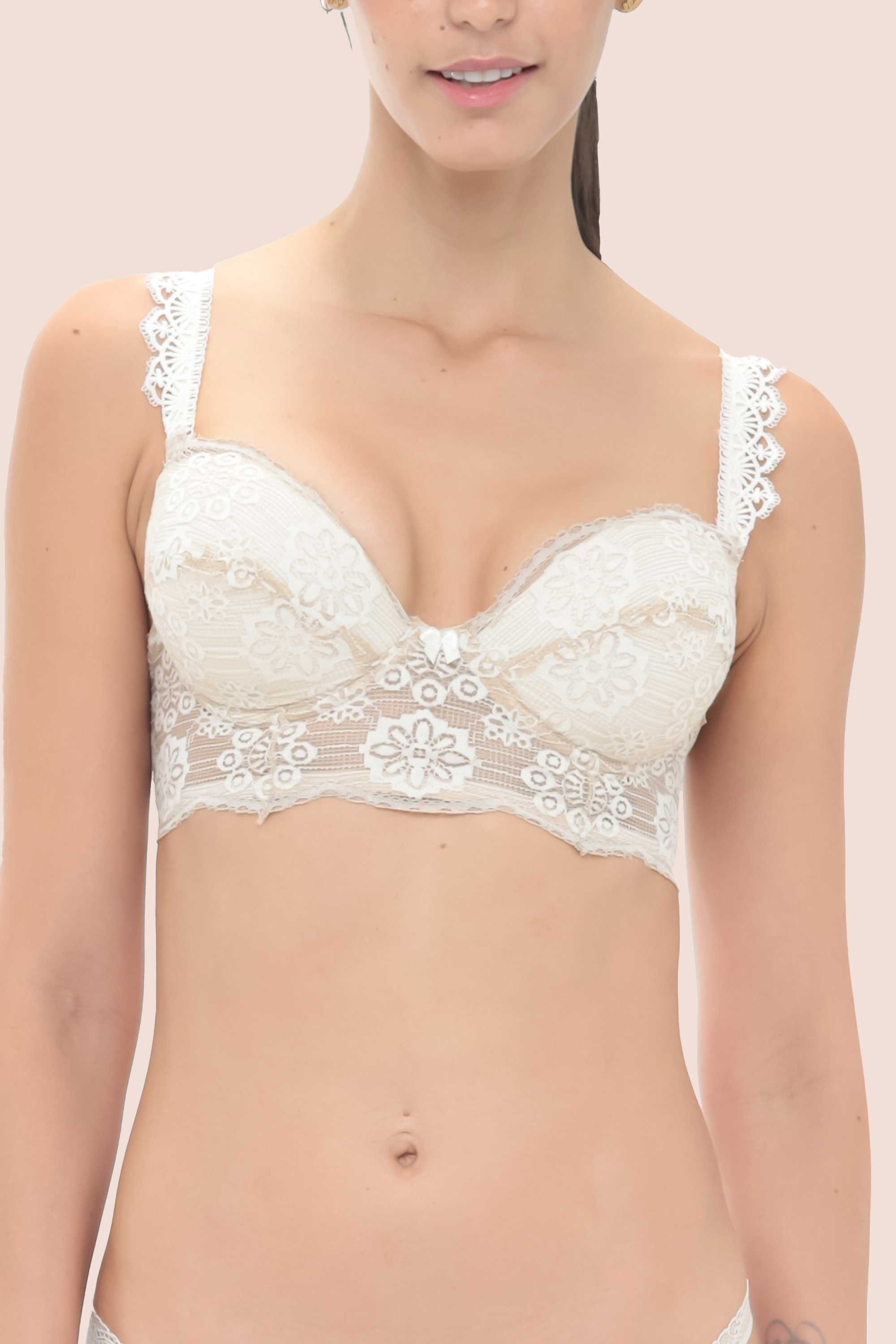 BUSTIER ELLIPSE ROMÁNTICO CON COPA Y ARO CONEXIÓN MEDITACIÓN PIEL