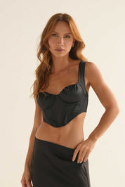 BUSTIER ELLIPSE NEGRO