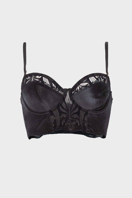 BUSTIER NEGRO ELLIPSE BY MAKENO