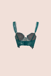 BUSTIER ELLIPSE ROMÁNTICO CON COPA Y ARO CONEXIÓN CULTURA VERDE
