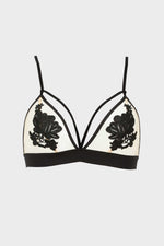 BRALETTE ELLIPSE SEXY CON TIRAS AL FRENTE DELUXE NEGRO