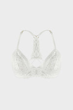 BRALETTE ELLIPSE SIN ARO EN ENCAJE TOTAL COMODIDAD VINTAGE CRUDO