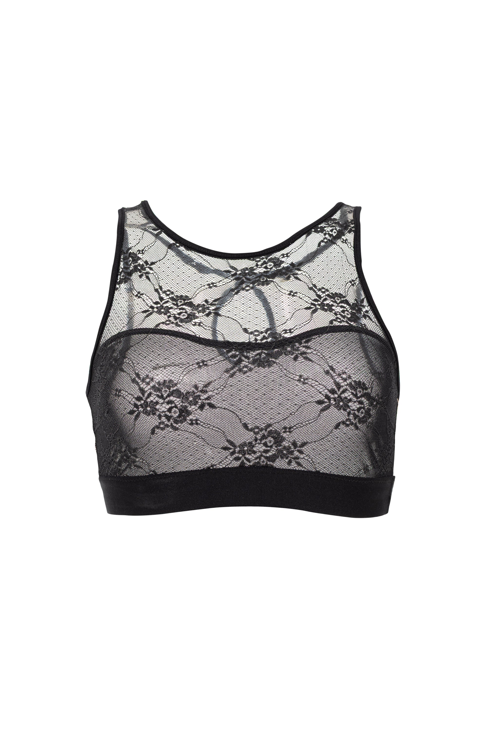 TOP HALTER ELLIPSE NEW CLASSICS NEGRO