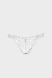 BRASILERA HILO ELLIPSE ENCAJE SEXY TOTAL COMODIDAD VINTAGE CRUDO