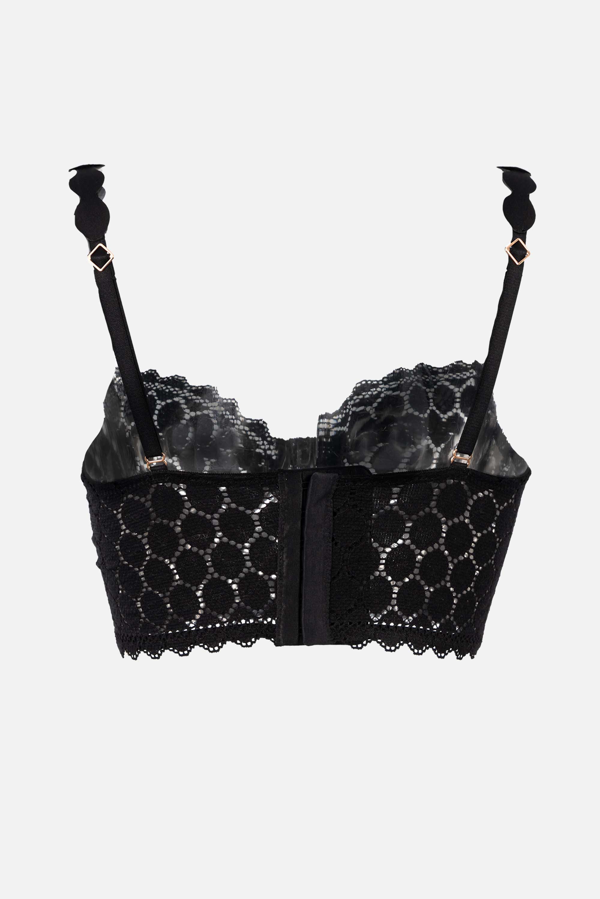 BUSTIER ELLIPSE CONTINUIDAD NEGRO