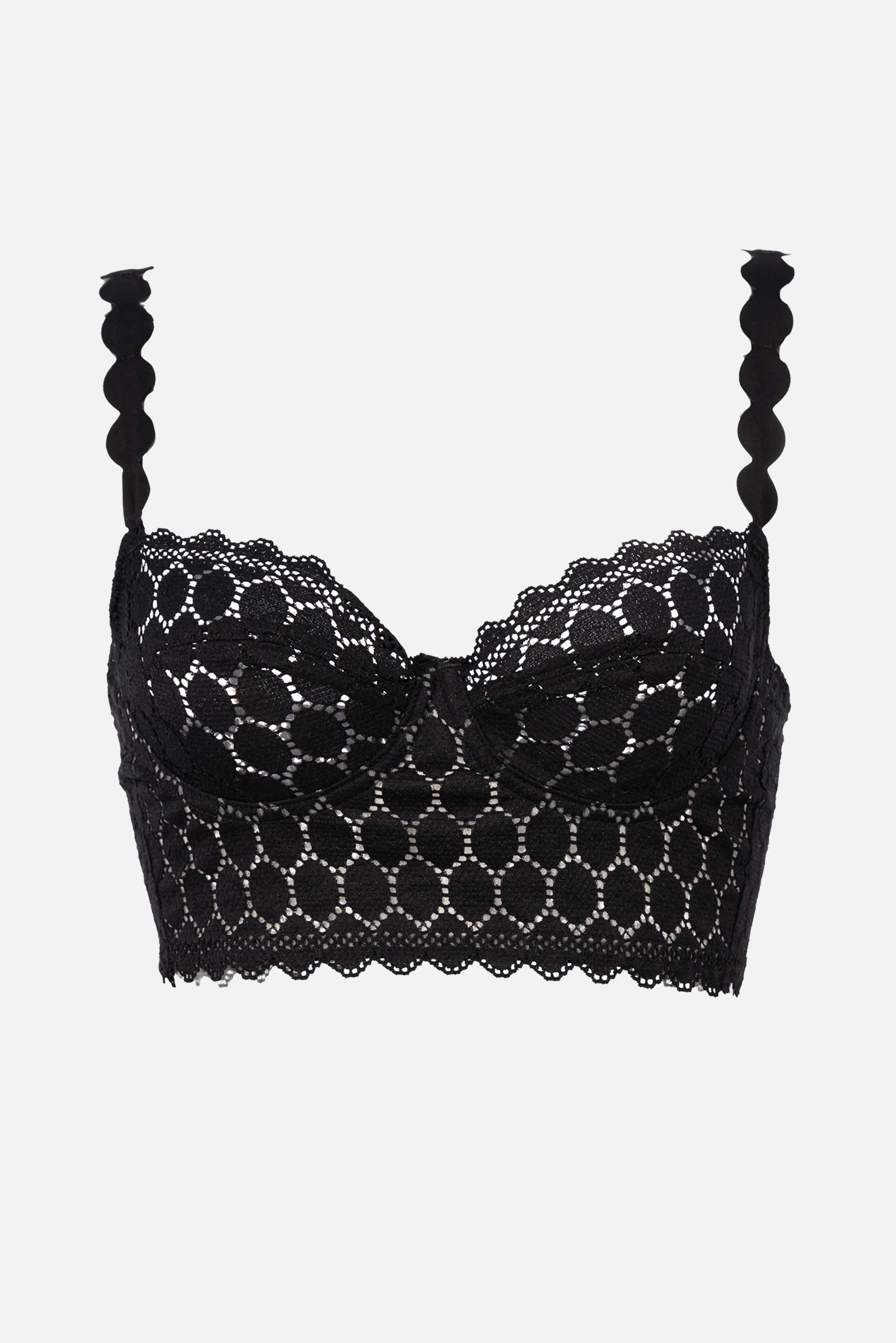 BUSTIER ELLIPSE CONTINUIDAD NEGRO