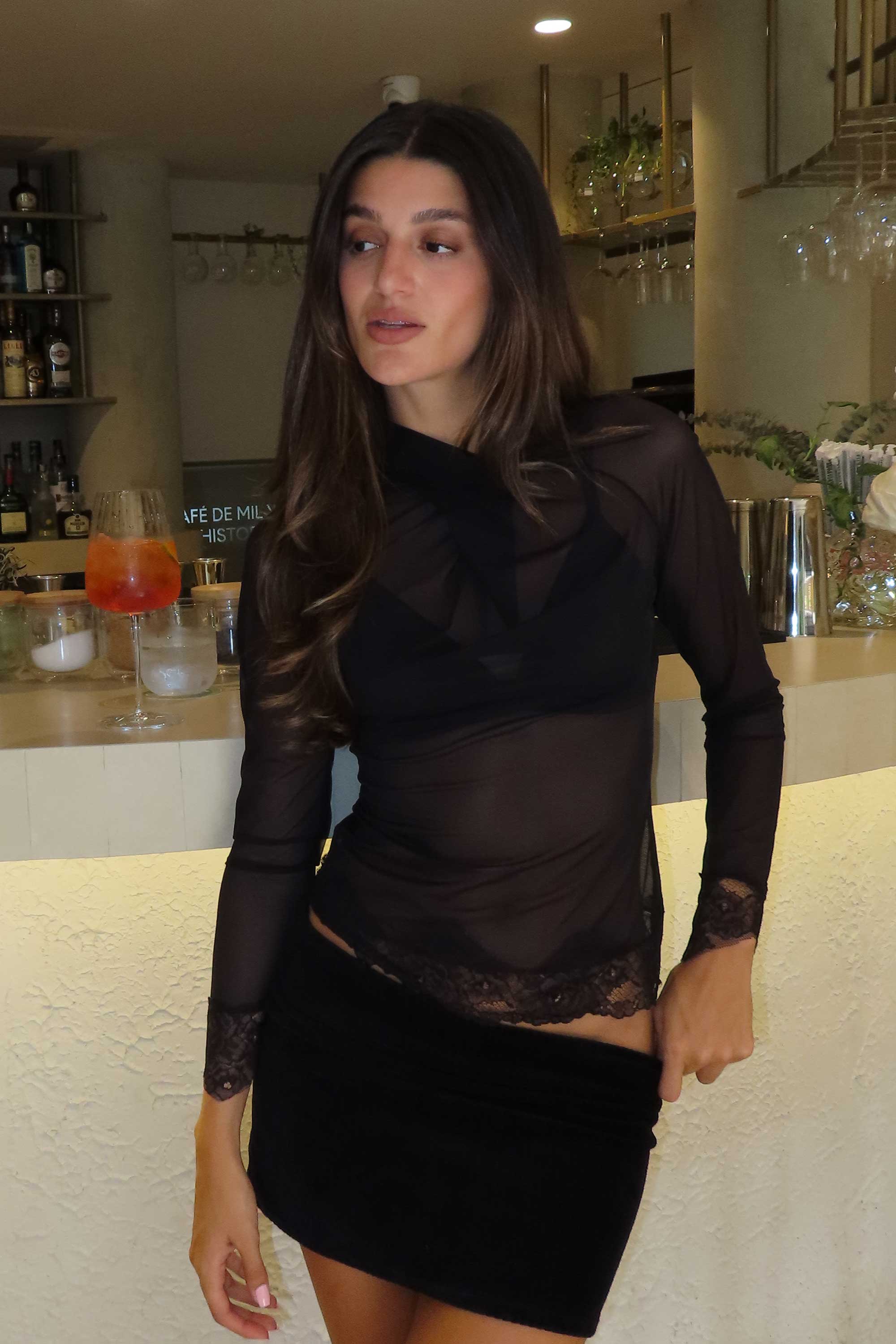 CAMISA ELLIPSE TRANSFORMACIÓN NEGRO