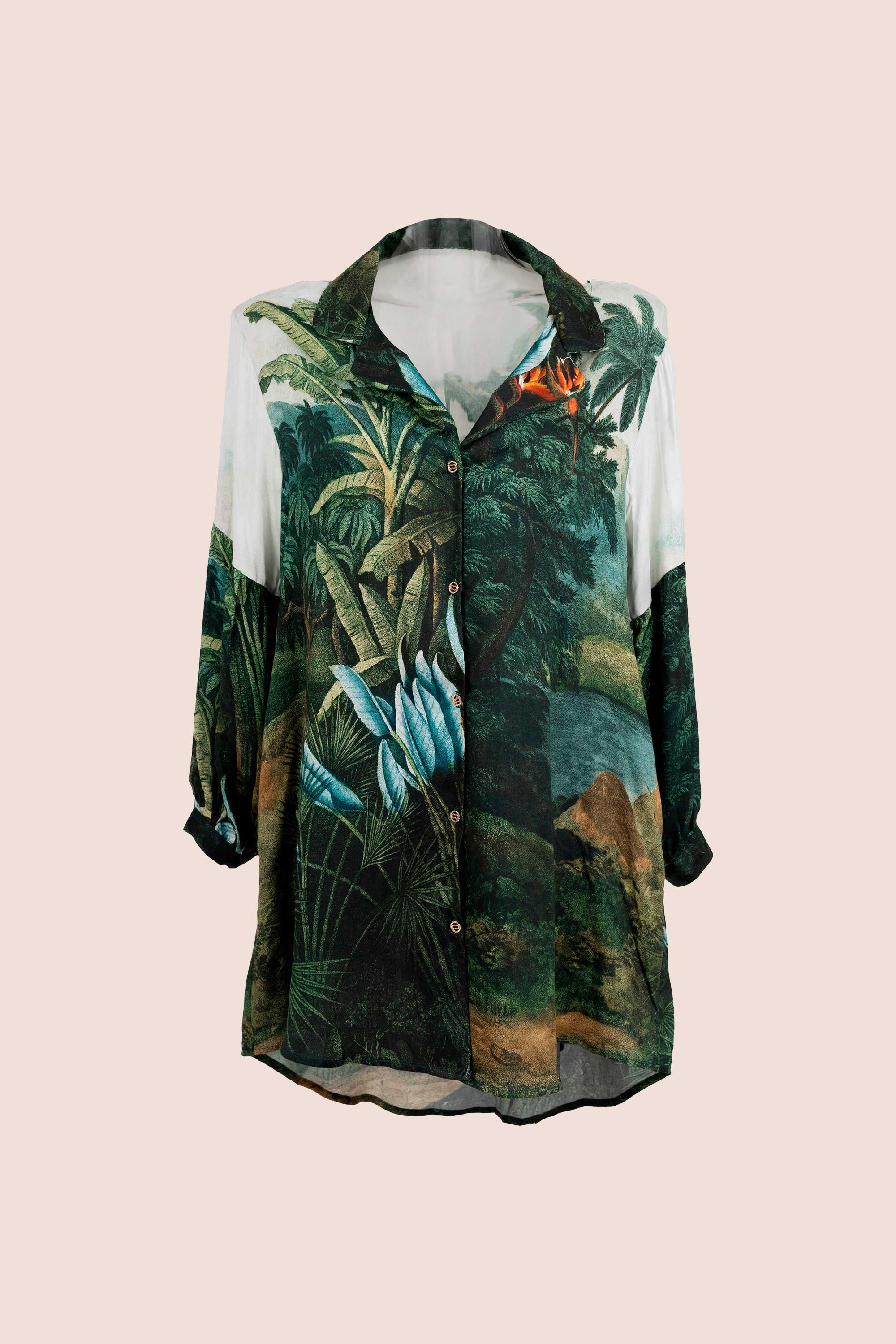 CAMISOLA ELLIPSE ROMÁNTICA CONEXIÓN INTERIOR ESTAMPADO