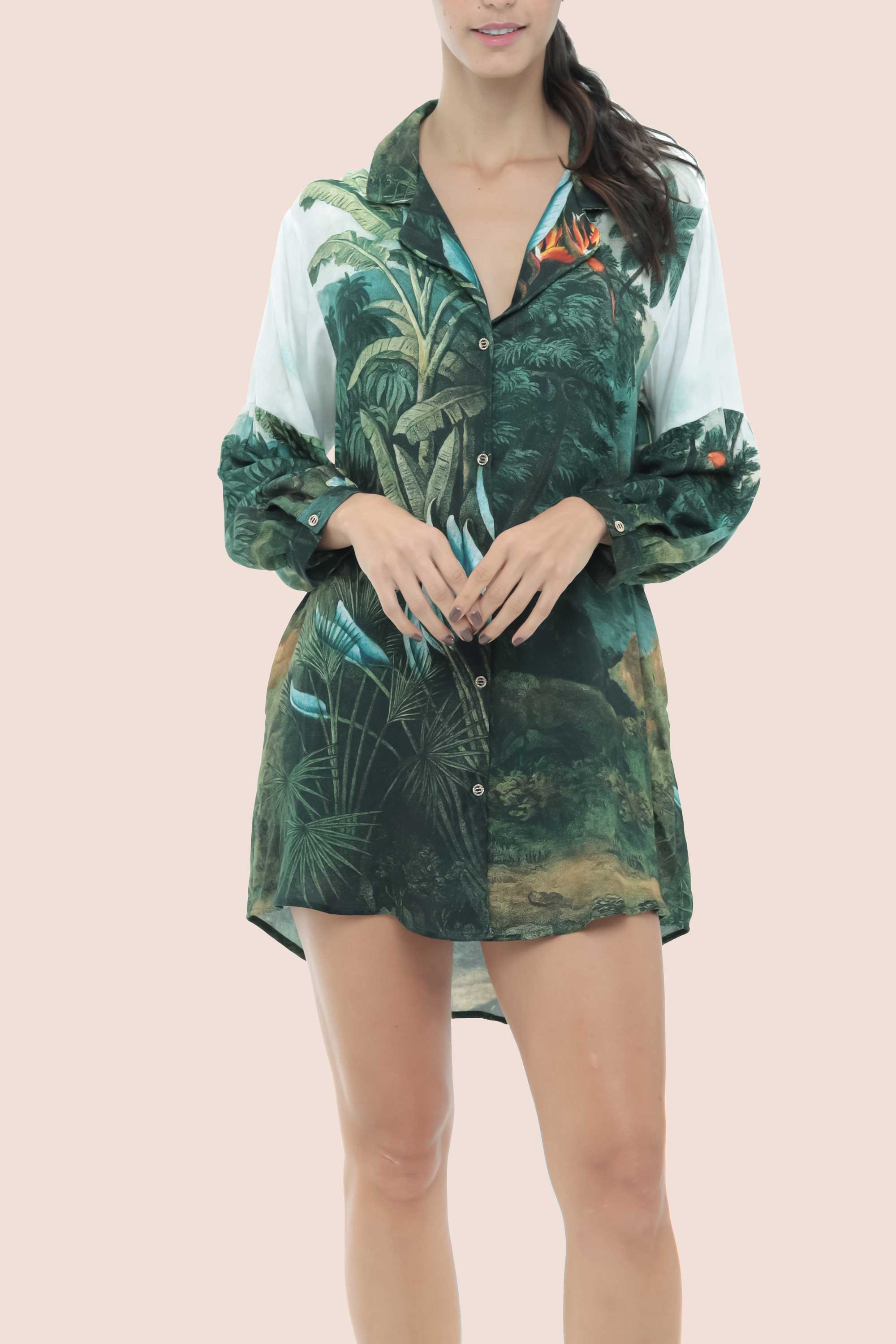 CAMISOLA ELLIPSE ROMÁNTICA CONEXIÓN INTERIOR ESTAMPADO