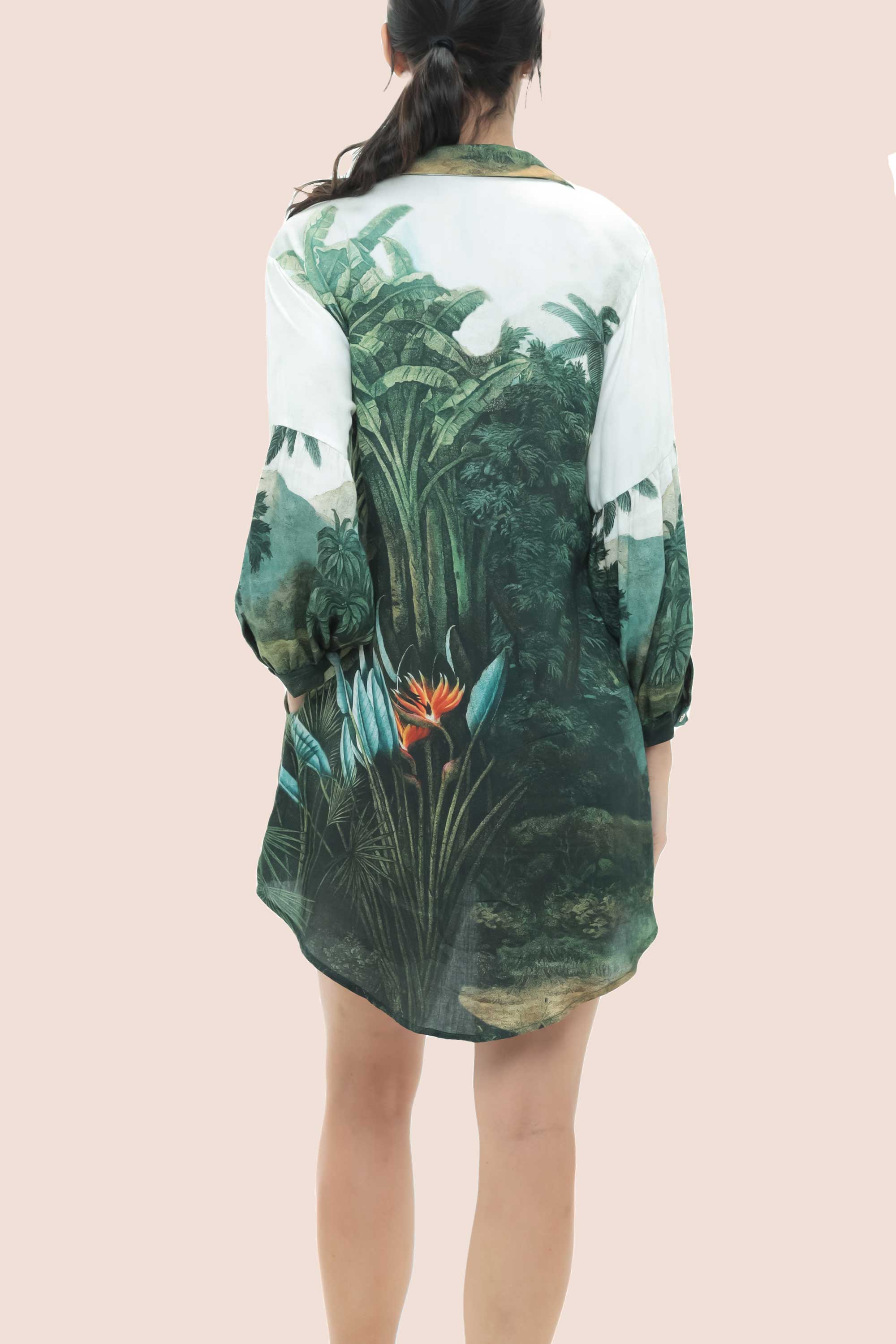 CAMISOLA ELLIPSE ROMÁNTICA CONEXIÓN INTERIOR ESTAMPADO