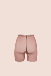 PANTY CICLISTA ELLIPSE EN TUL INVISIBLE ULTRA COMODO ALMA LIMPIA MARRON
