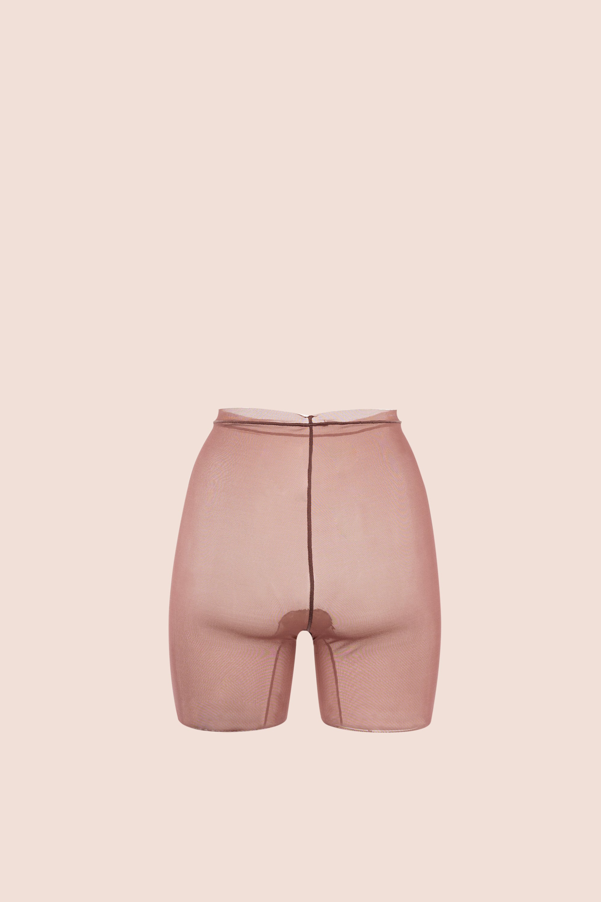 PANTY CICLISTA ELLIPSE EN TUL INVISIBLE ULTRA COMODO ALMA LIMPIA MARRON
