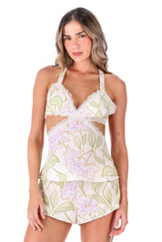 PIJAMA SHORT ELLIPSE ESTAMPADA ESTAMPADO