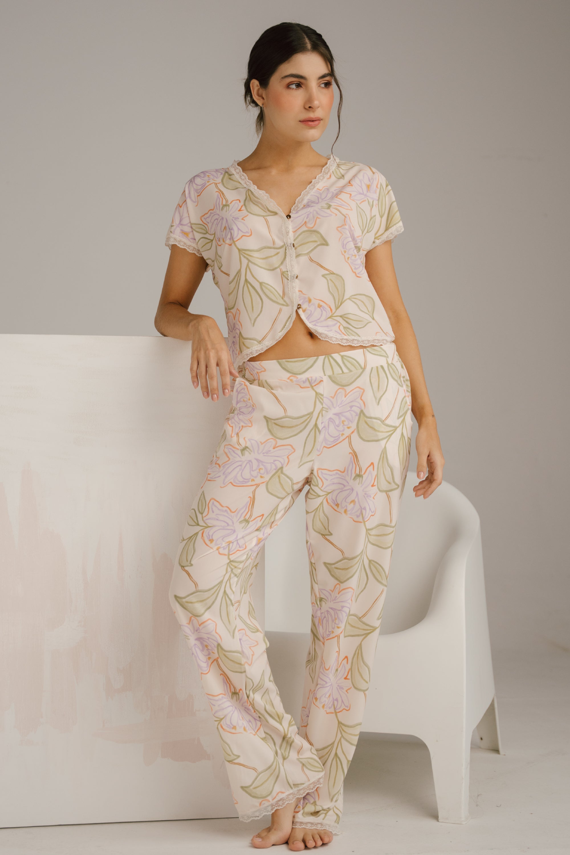 PIJAMA PANTALON ELLIPSE ESTAMPADA ESTAMPADO