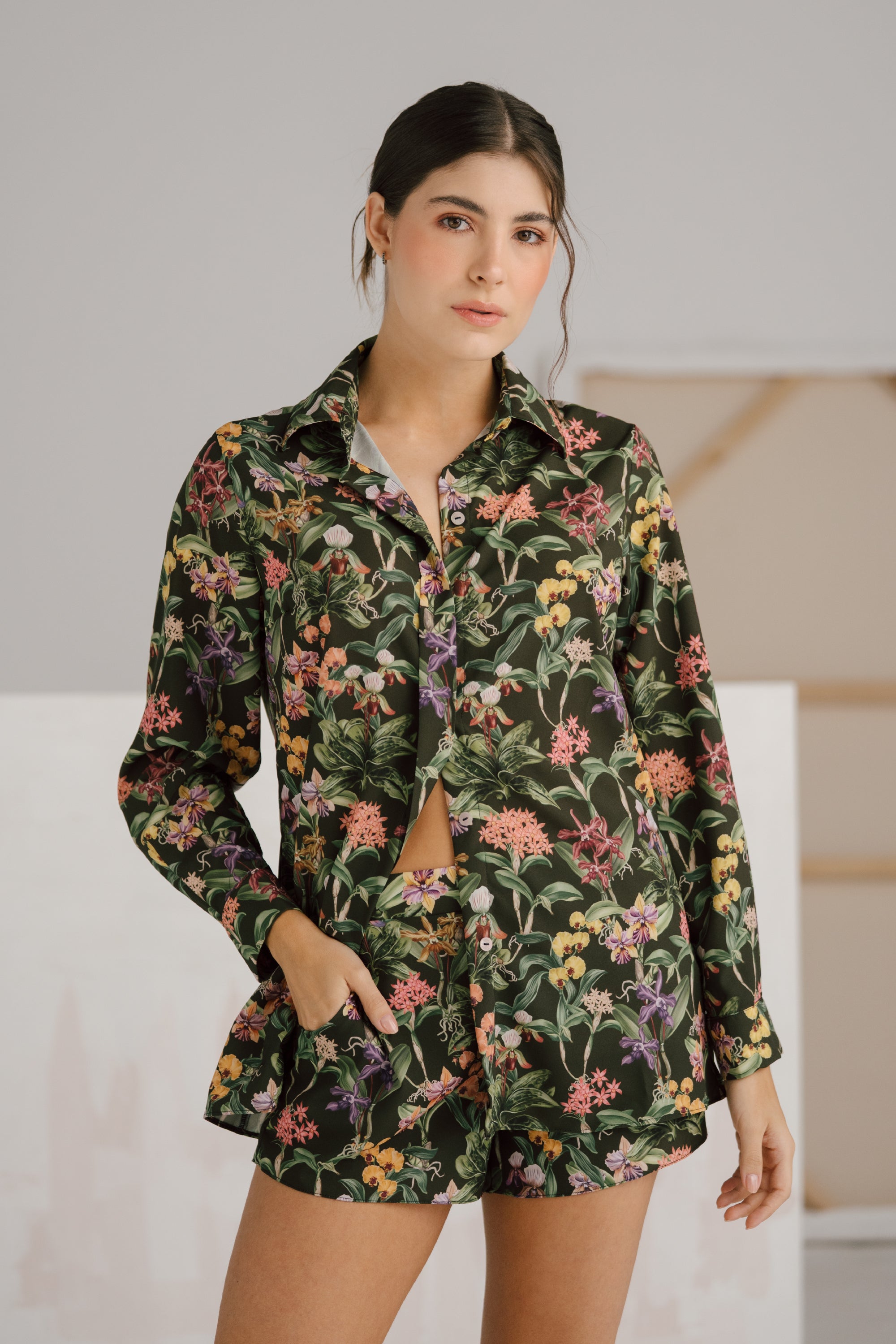 PIJAMA SHORT ELLIPSE ESTAMPADA ESTAMPADO