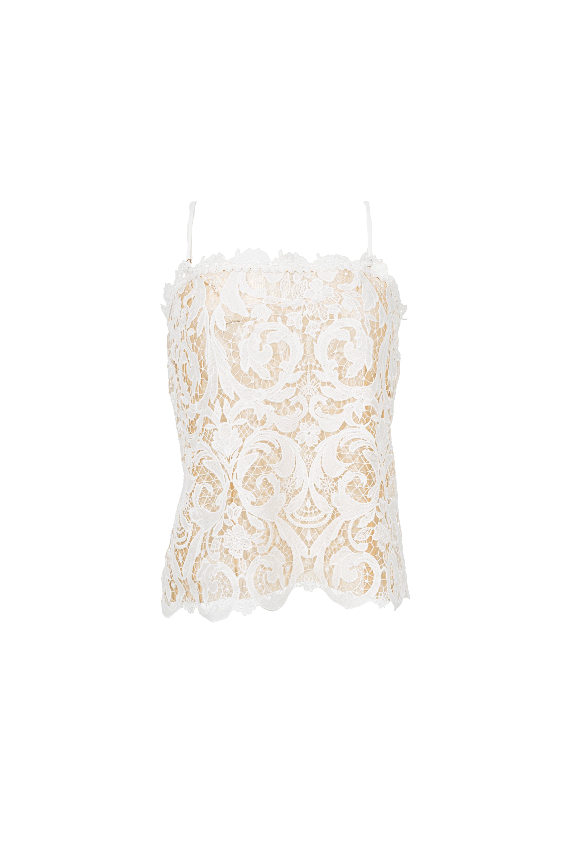 CAMISA ENCAJE ELLIPSE BY SARA RESTREPO CRUDO