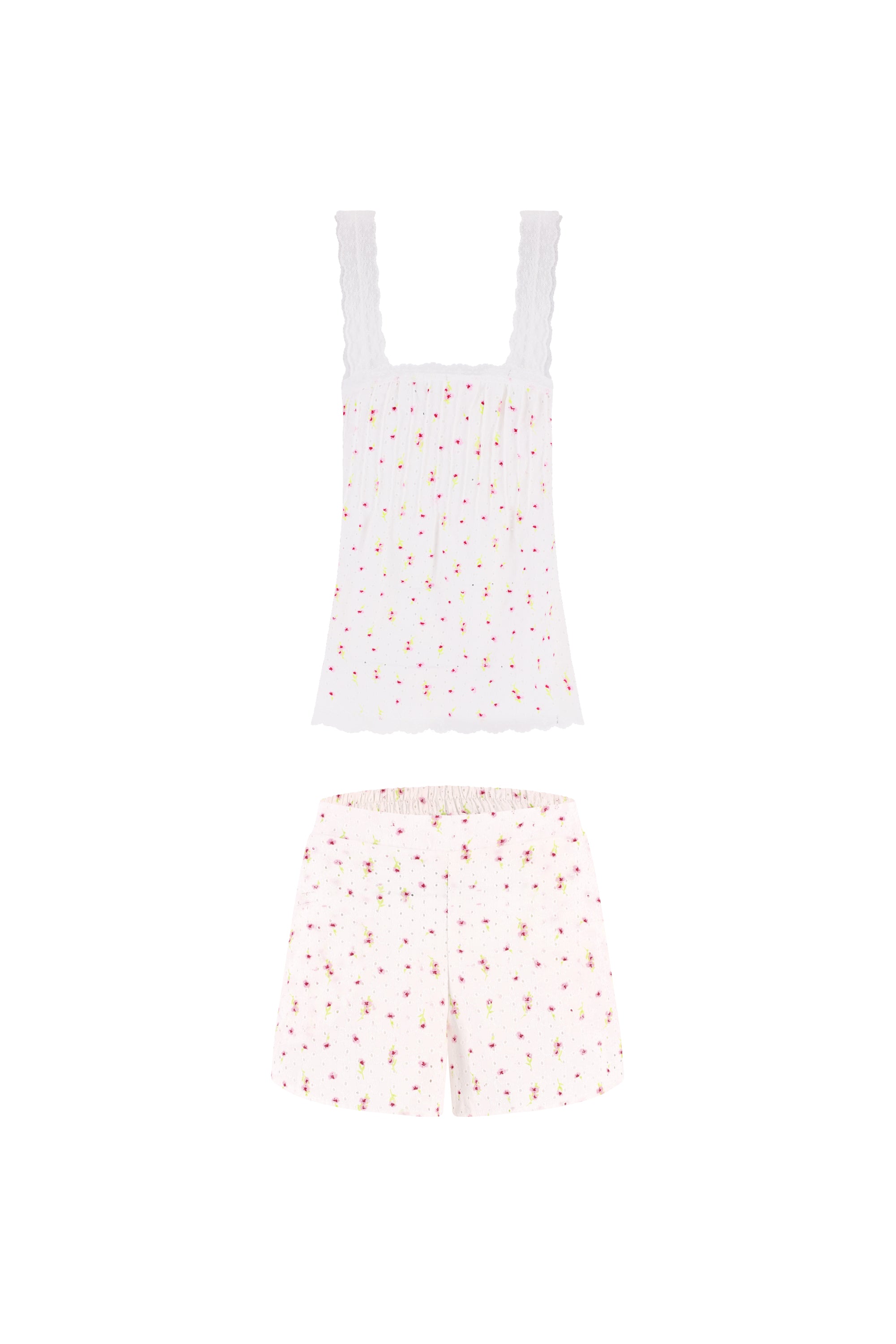 PIJAMA SHORT ELLIPSE SOÑADORA OJALILLO ESTAMPADO