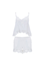 PIJAMA SHORT ELLIPSE VIBRANTE CRUDO
