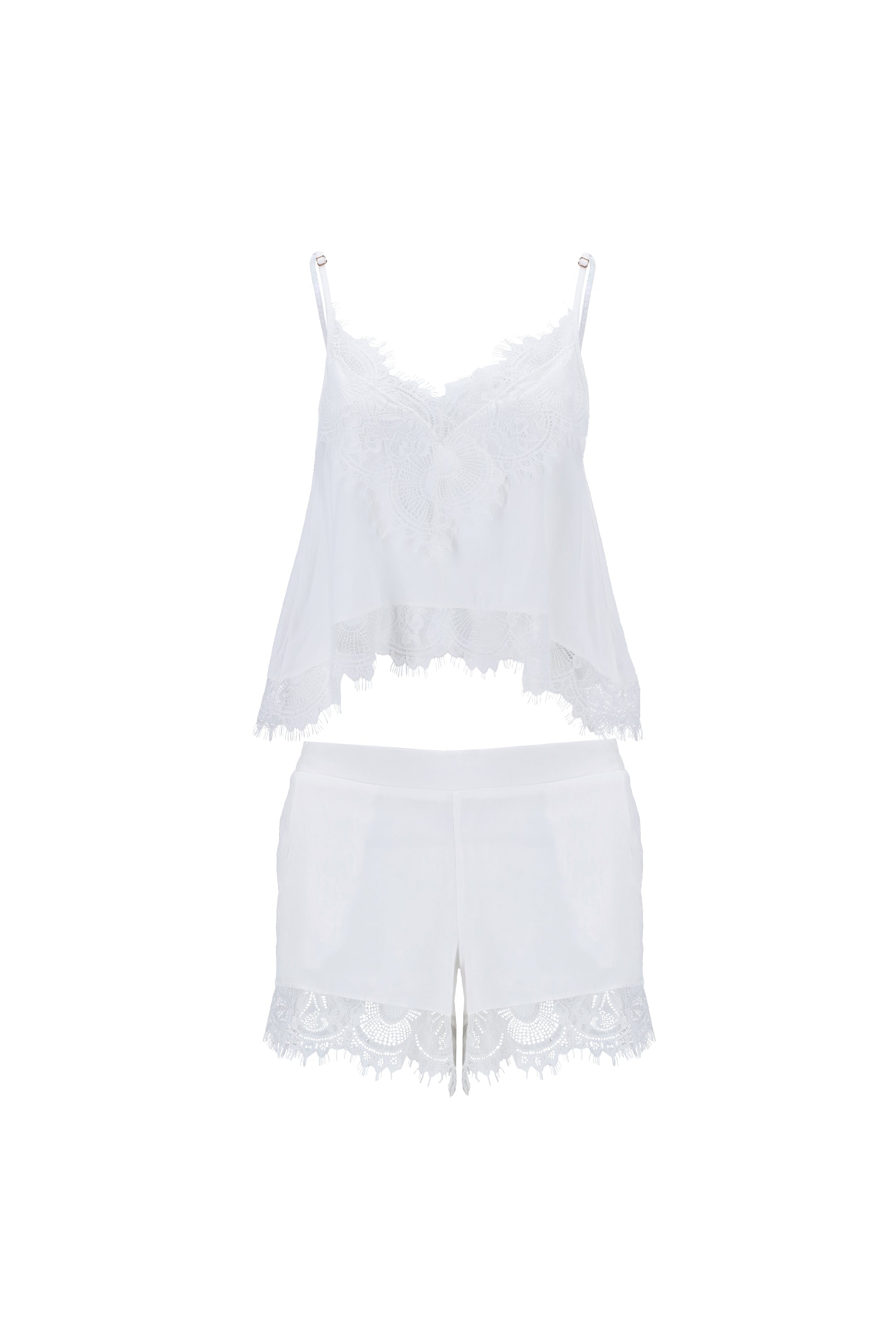 PIJAMA SHORT ELLIPSE VIBRANTE CRUDO