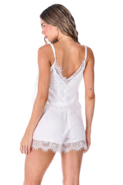 PIJAMA SHORT ELLIPSE VIBRANTE CRUDO