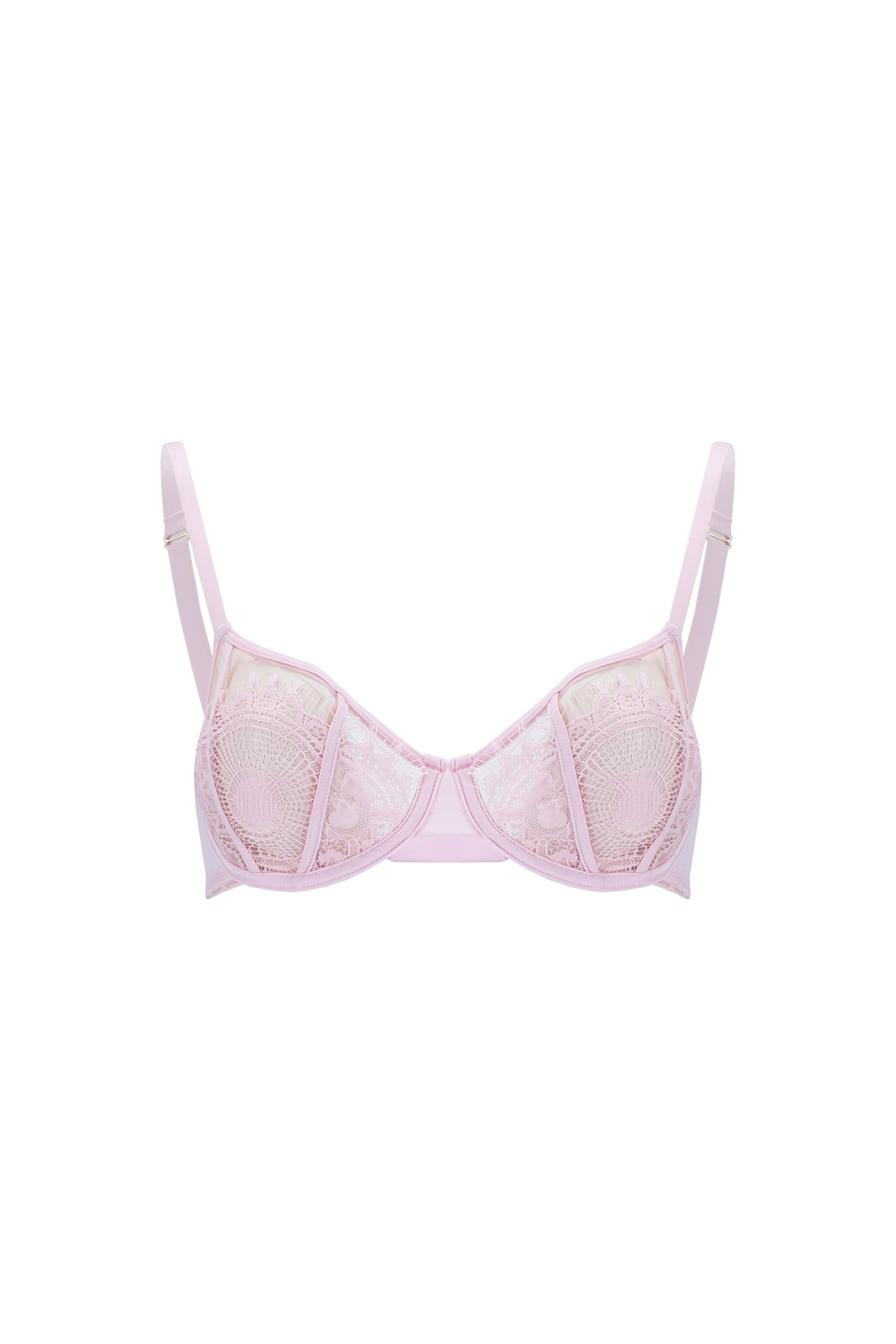 BRA CON ARO ELLIPSE VIBRANTE ROSADO