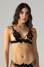 BRALETTE ELLIPSE CEREZOS NEGRO