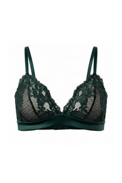 BRALETTE ELLIPSE EN ENCAJE RITUAL VERDE BISTRO