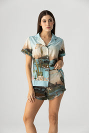 PIJAMA SHORT ELLIPSE RITUAL ESTAMPADO