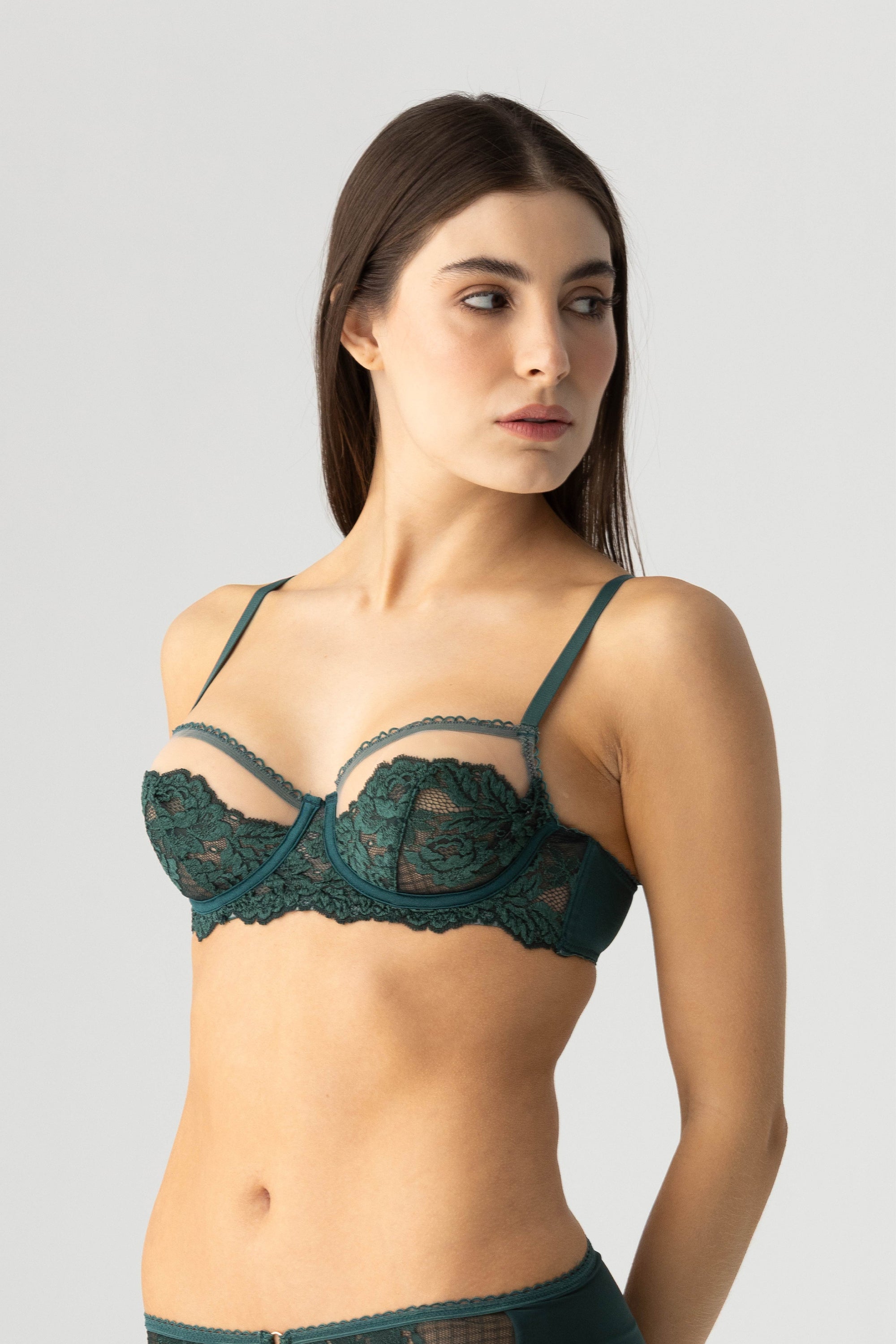 BRASIER ELLIPSE CON ARO RITUAL VERDE BISTRO