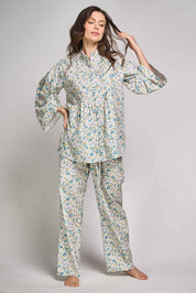 PIJAMA PANTALON FLORES ELLIPSE BY GLORIA SALDARRIAGA ESTAMPADO