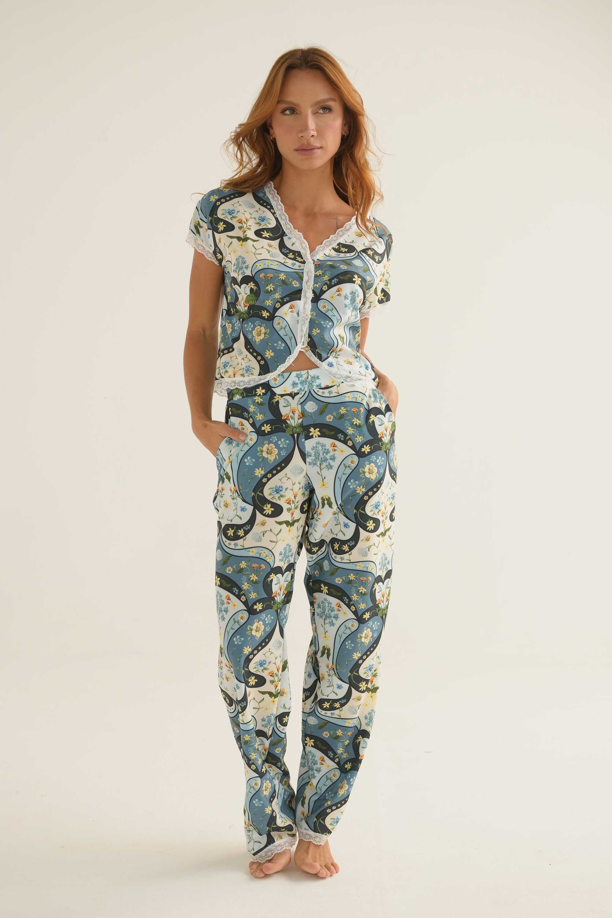 PIJAMA PANTALON ELLIPSE ESTAMPADA