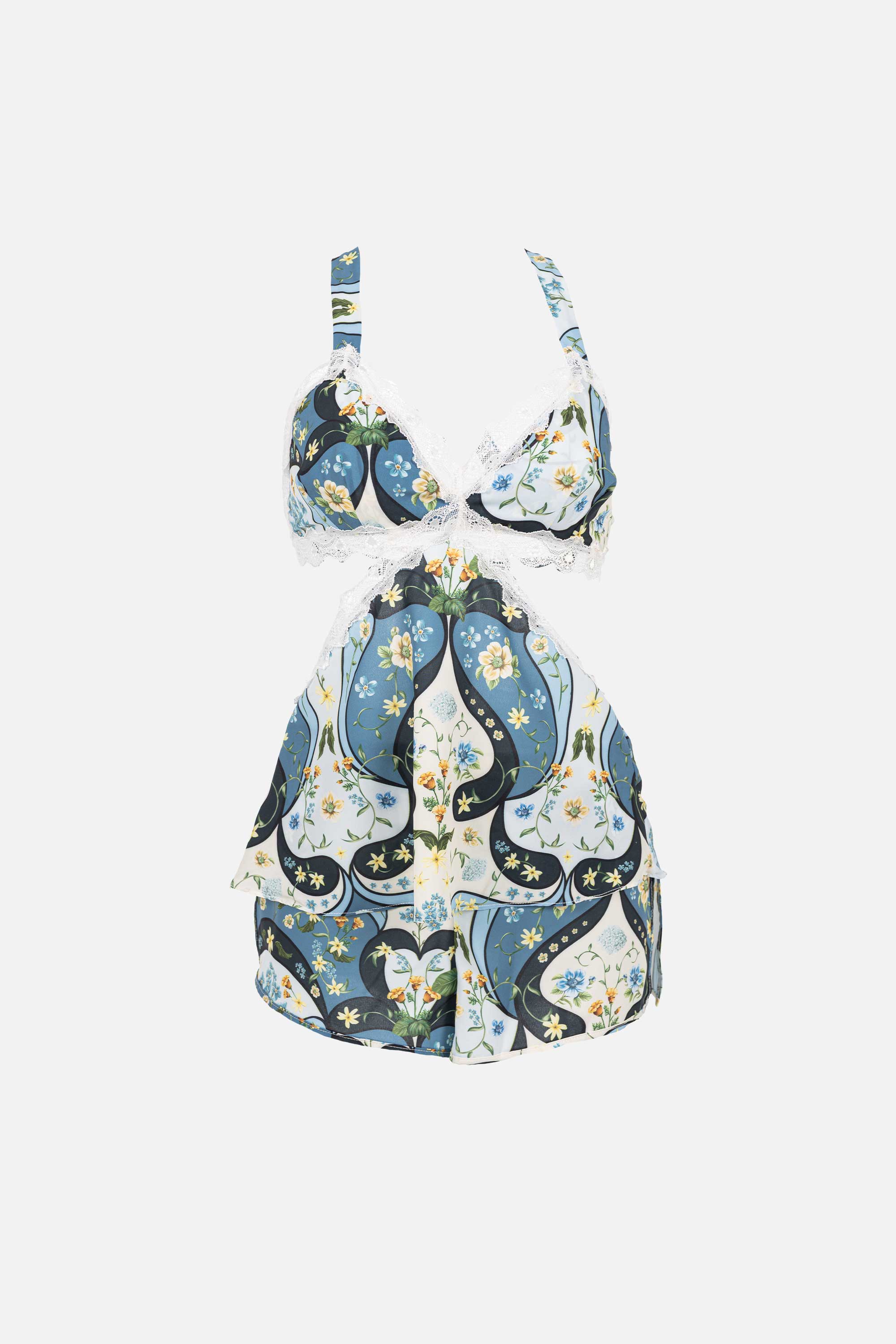PIJAMA SHORT ELLIPSE ESTAMPADA