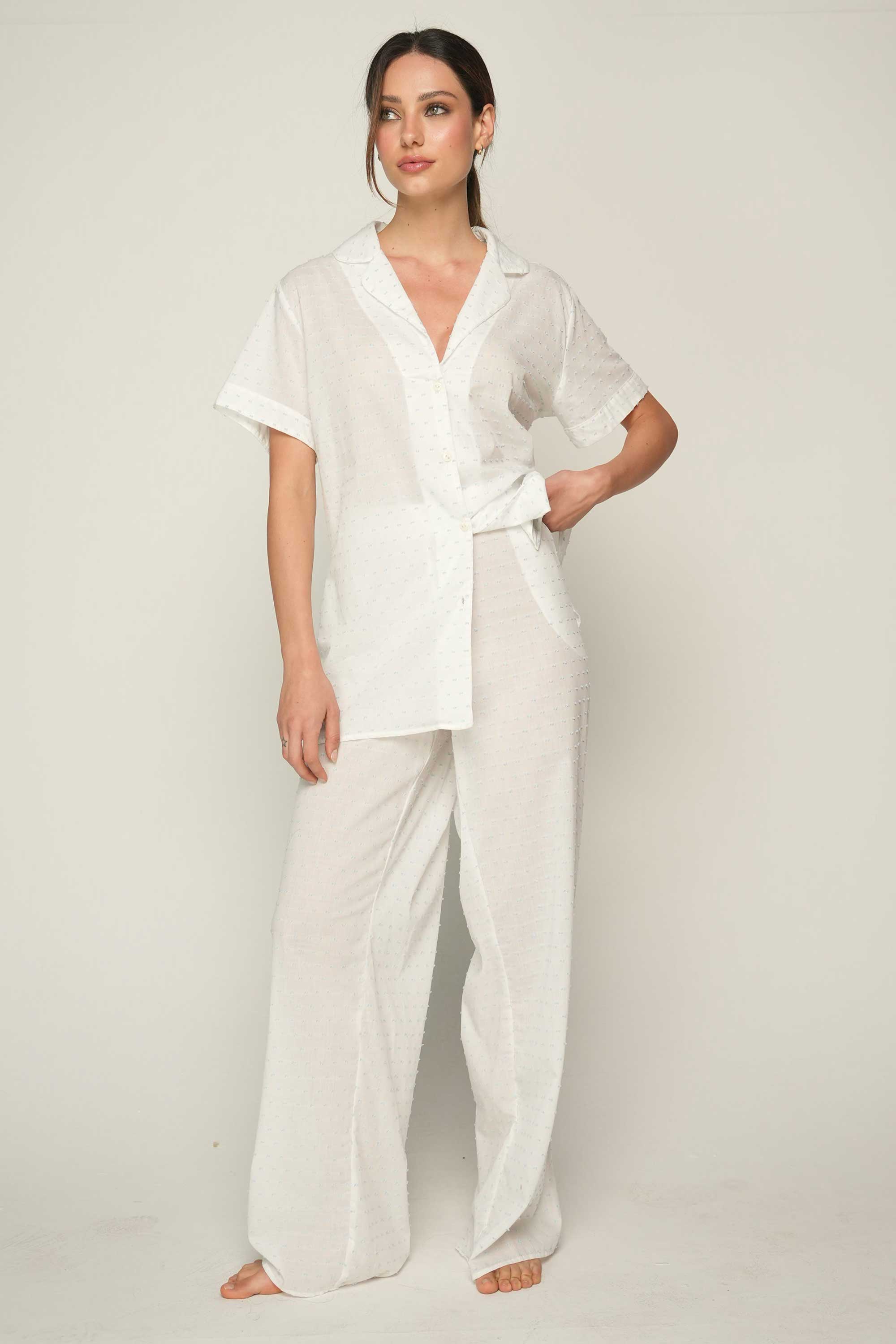 PIJAMA PANTALON MANGA CORTA ALGODON ELLIPSE CONTINUIDAD