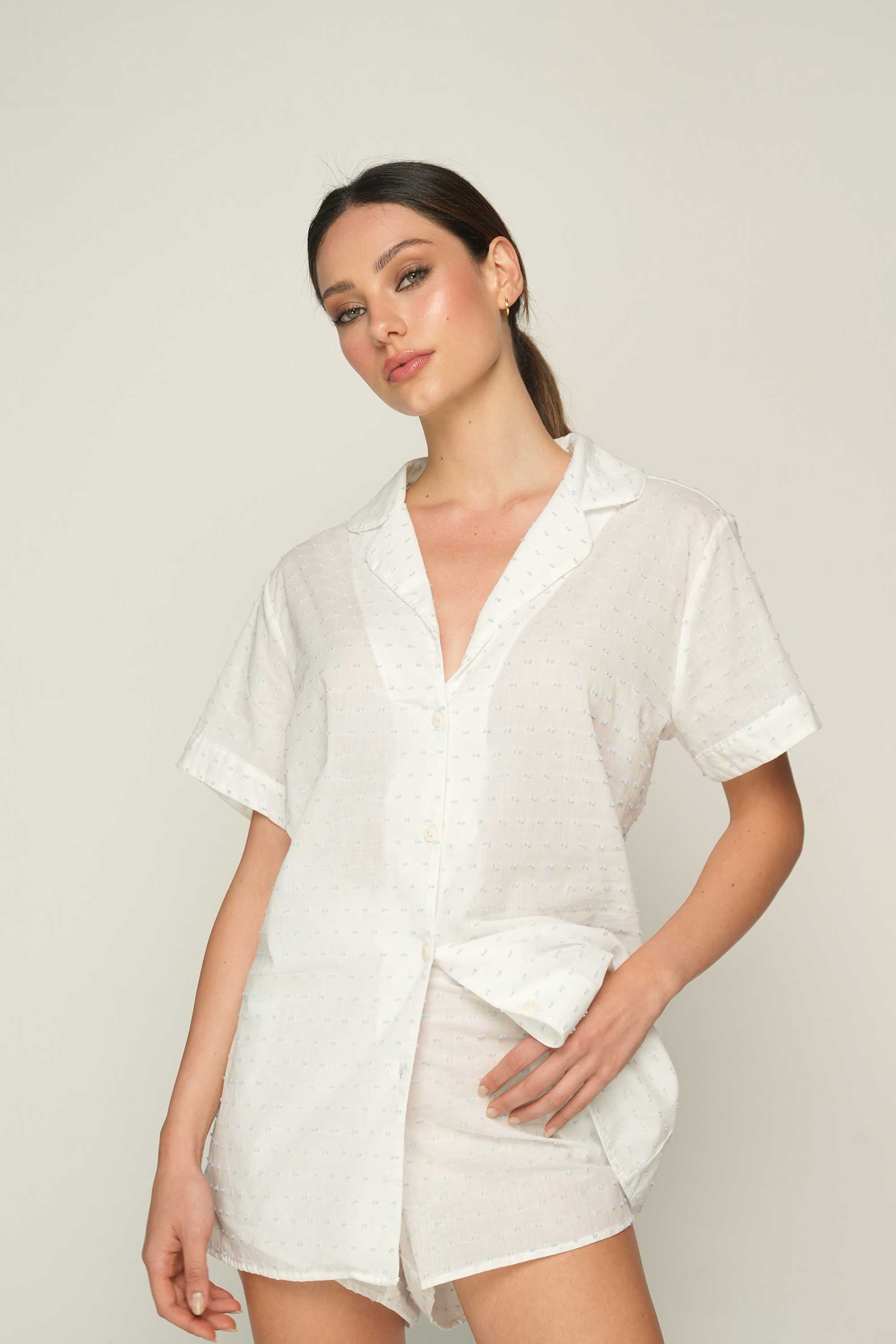 PIJAMA SHORT ALGODON ELLIPSE CONTINUIDAD