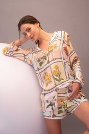 PIJAMA SHORT MANGA LARGA ELLIPSE CONTINUIDAD