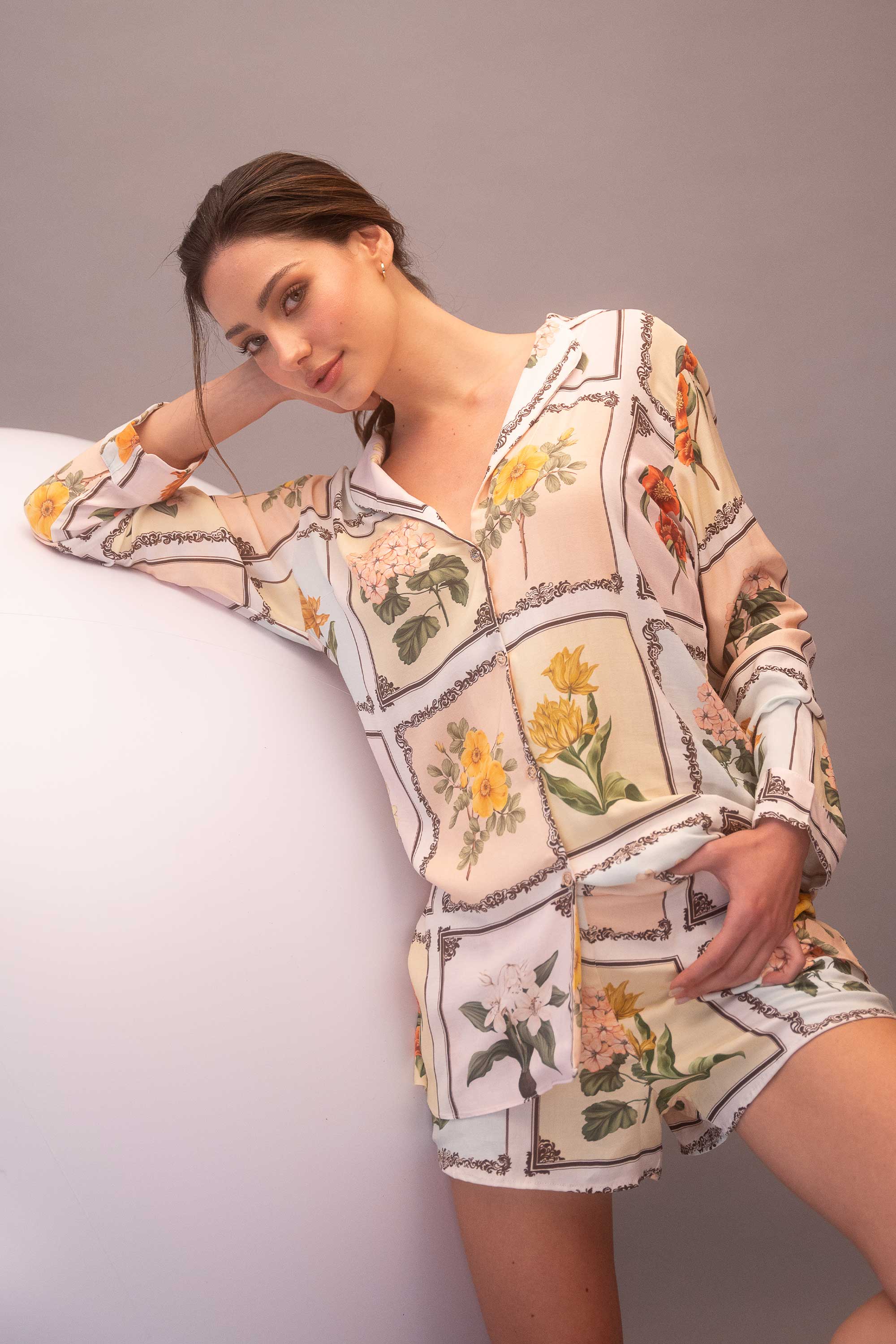 PIJAMA SHORT MANGA LARGA ELLIPSE CONTINUIDAD
